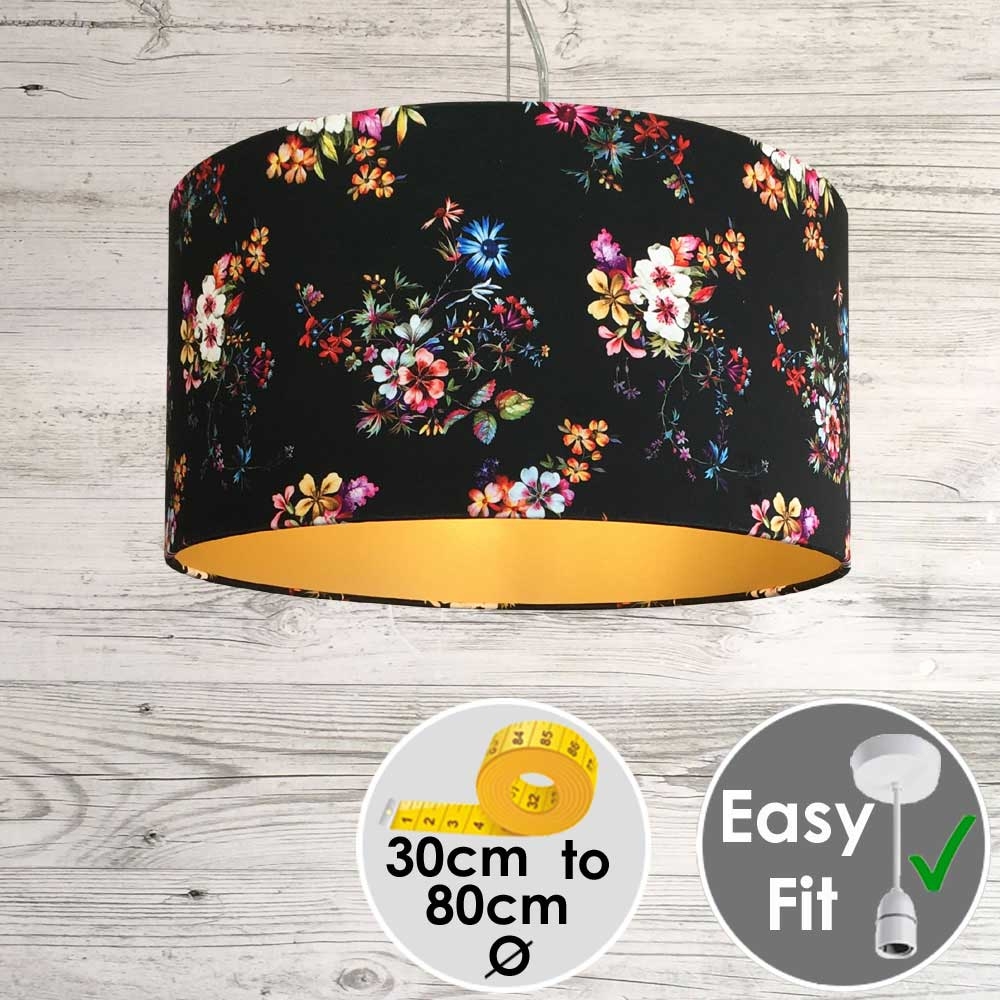 FLORAL LIGHT SHADE GOLD